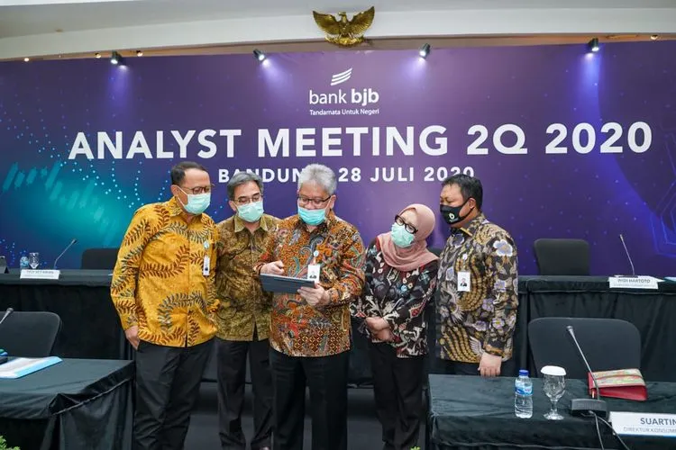 Analyst Meeting Kuartal II/2020 bank bjb/istimewa