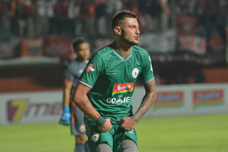 Striker PS Sleman Yevhen Bokhasvilli (Ayojakarta.com/Budi Cahyono)
