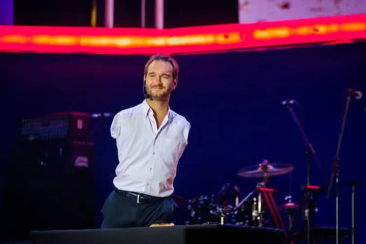 Nick Vujicic seorang pria yang terlahir dengan bagian tubuh yang tidak lengkap. (Republika.co.id)