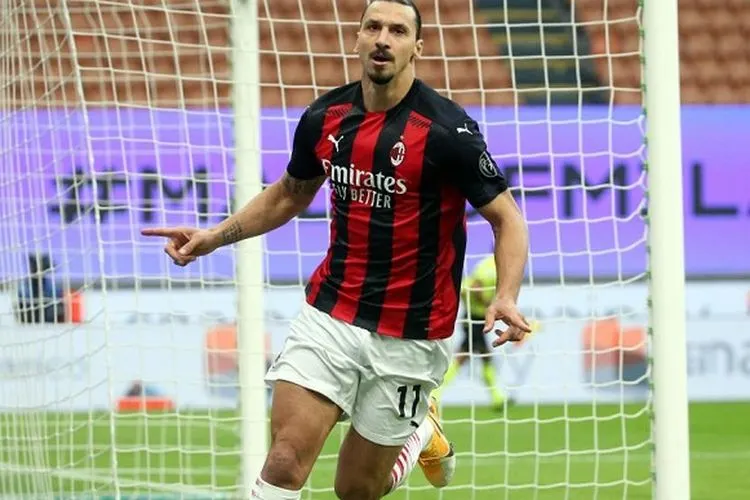 Striker AC Milan, Zlatan Ibrahimovic.  Foto: EPA-EFE/MATTEO BAZZI
