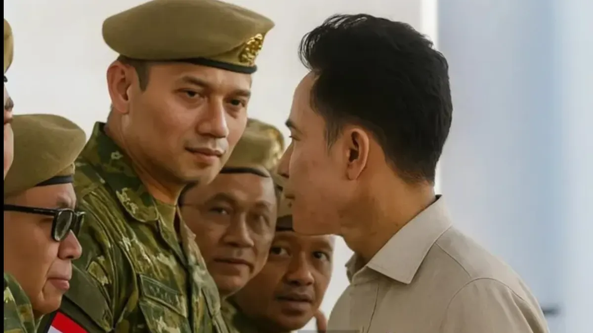 Gibran tertangkap kamera mengabaikan sejumlah menteri di kabinetnya.
