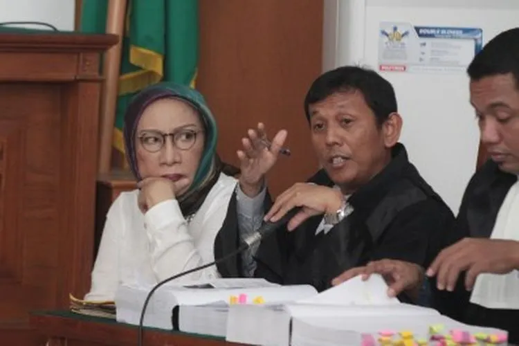 Ratna Sarumpaet menjalani sidang di Pengadilan Negeri (PN) Jaksel. (Antara)
