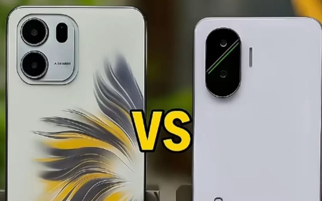 Perbandingan spesifikasi Oppo Reno 14F atau Poco F7.