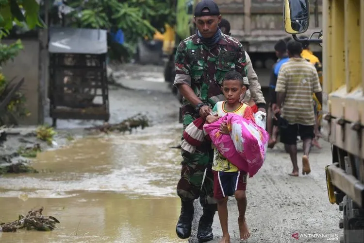 Banjir di Sentani (Antara)