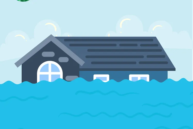 Ilustrasi banjir (ayobandung.com)