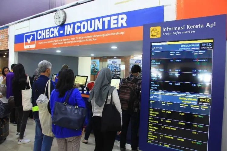 Ilustrasi membeli tiket