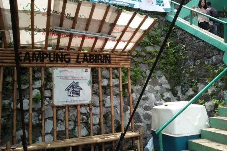 Kampung Labirin bogor (*ayobogor.com/Husnul Khatimah)
