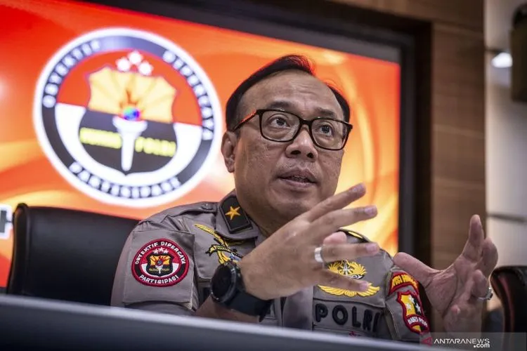 Kepala Biro Penerangan Masyarakat Divisi Humas Polri Brigjen Pol Dedi Prasetyo. (Antara)