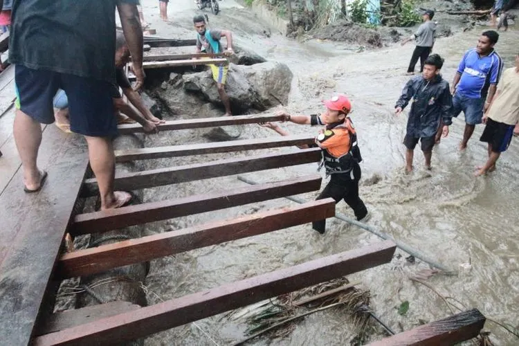 Banjir di Sentani (Antara)