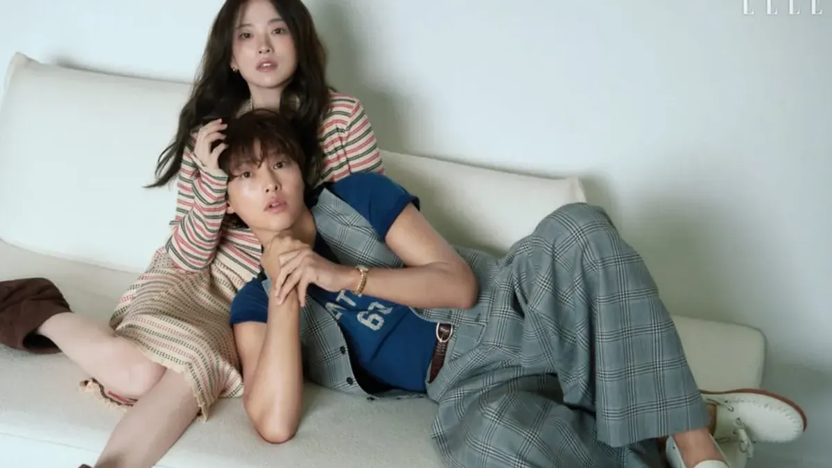 Song Joong Ki dan Chun Woo Hee, Pemeran Drama Korea My Youth. (Sumber: Elle Korea)