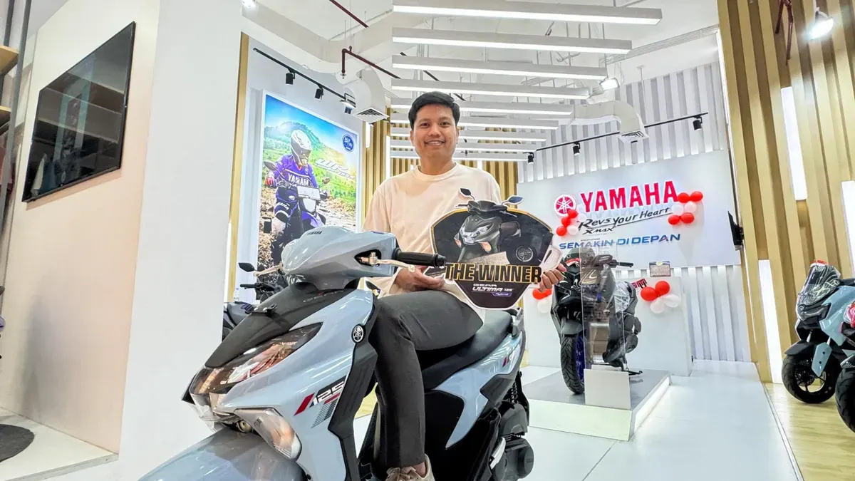 Kesetiaan 16 Tahun Berbuah Manis, Konsumen Bogor Menangi Yamaha Gear Ultima. (Sumber: Yamaha | Foto: Yamaha)