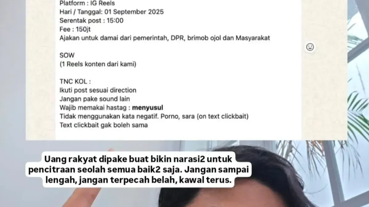 Jerome Polin bongkar dironya dapat fee Rp150 juta untuk jadi buzzer pemerintah (Sumber: Instagram @jeromepolin | Foto: Instagram @jeromepolin)
