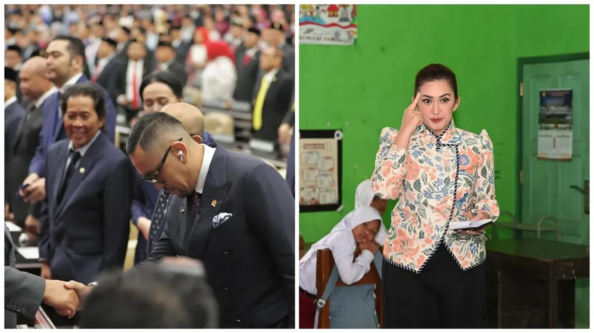 Ahmad Sahroni dan Nafa Urbach dinonaktifkan sebagai anggota DPR RI fraksi Partai NasDem (Sumber: Kolase instagram @nafaurbach dan @ahmadsahroni88 | Foto: Kolase Instagram @nafaurbach dan @ahmadsahroni88)