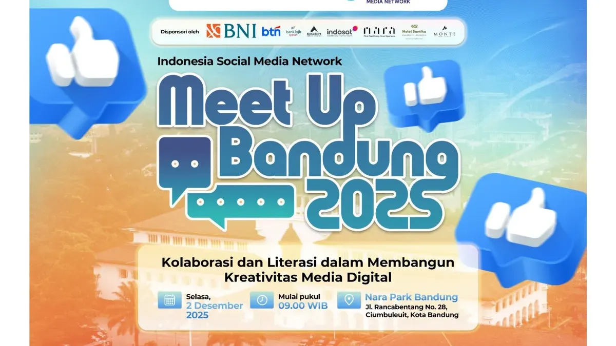 Jangan Lewatkan! Besok Bandung Dimeriahkan Pertemuan Pengelola Media Sosial Terbesar 2025