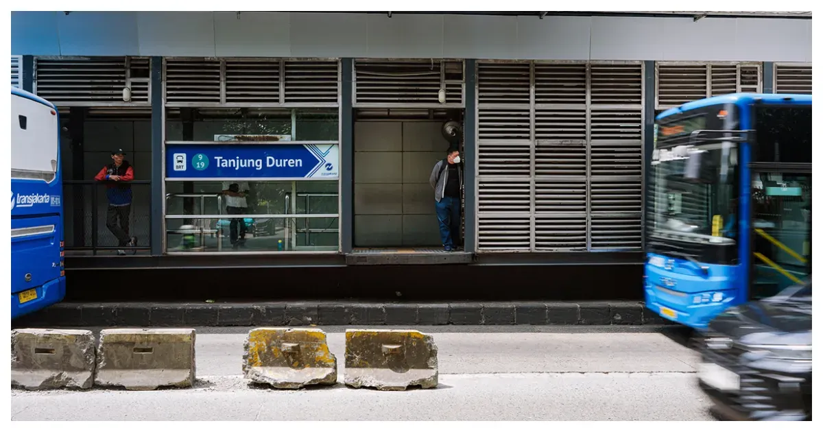 Halte Transjakarta Tanjung Duren (Sumber: beritajakarta.id/ istimewa)