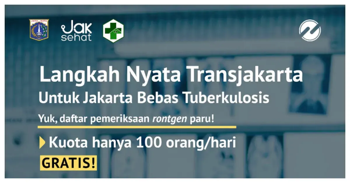 Transjakarta Buka Pemeriksaan Rontgen Paru Gratis (Sumber: Instagram @pt_transjakarta)