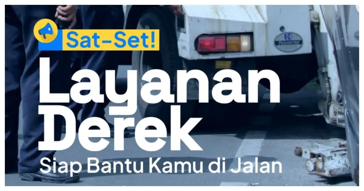 Layanan Derek Dishub DKI Jakarta (Sumber: Instagram @dkijakarta)