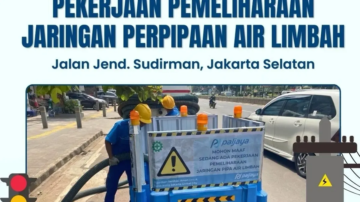Dalam rangka menjaga dan meningkatkan kualitas layanan Sistem Pengelolaan Air Limbah Domestik Terpusat (SPALD-T) yang aman untuk masyarakat Jakarta (Sumber: Instagram @paljaya | Foto: Instagram @paljaya)