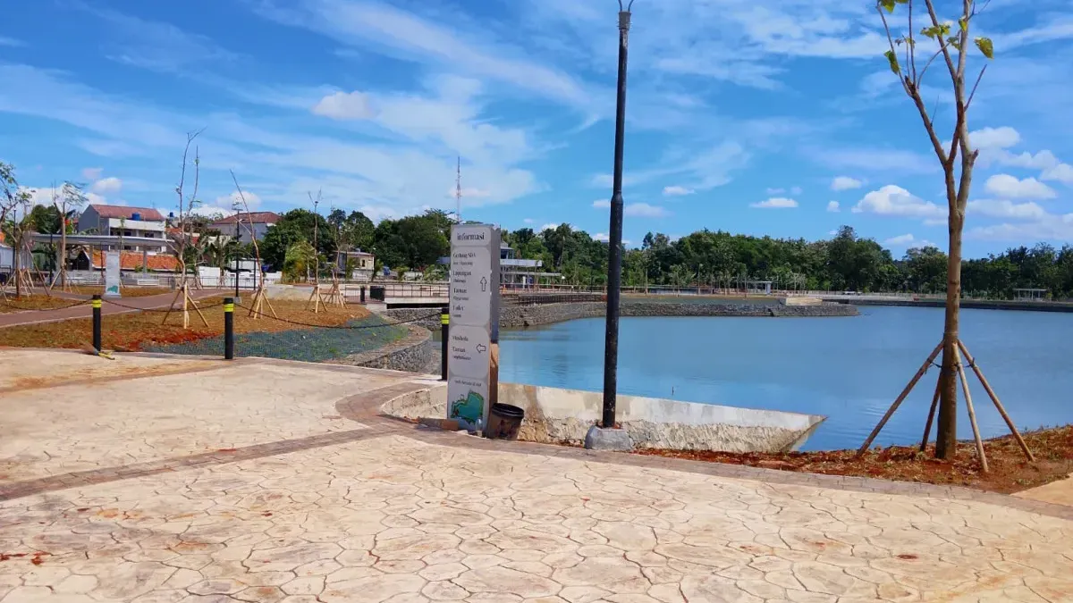 Revitalisasi Waduk Giri Kencana akhirnya rampung dikerjakan. (Sumber: beritajakarta.id | Foto: beritajakarta.id)