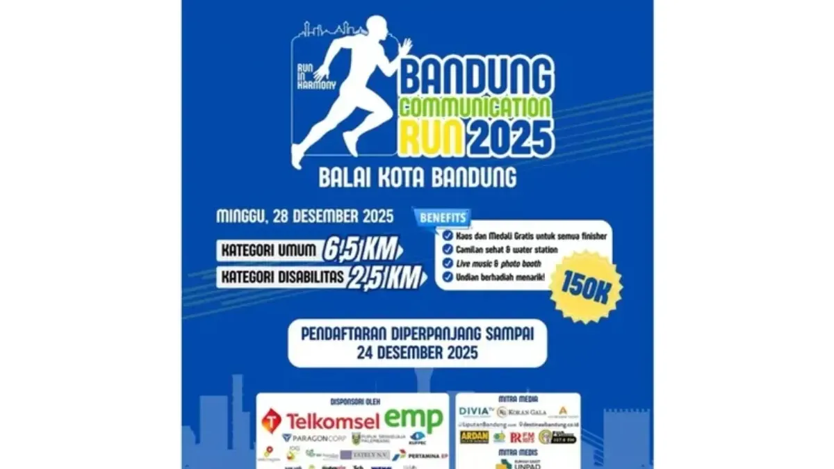 Fikom Unpad dan IKA gelar Bandung Communication Run 2025