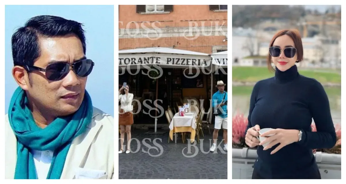 Beredar foto diduga Ridwan Kamil dan Aura Kasih liburan ke luar negeri. (Sumber: Instagram @ridwankamil, @bukboss, @aurakasih)
