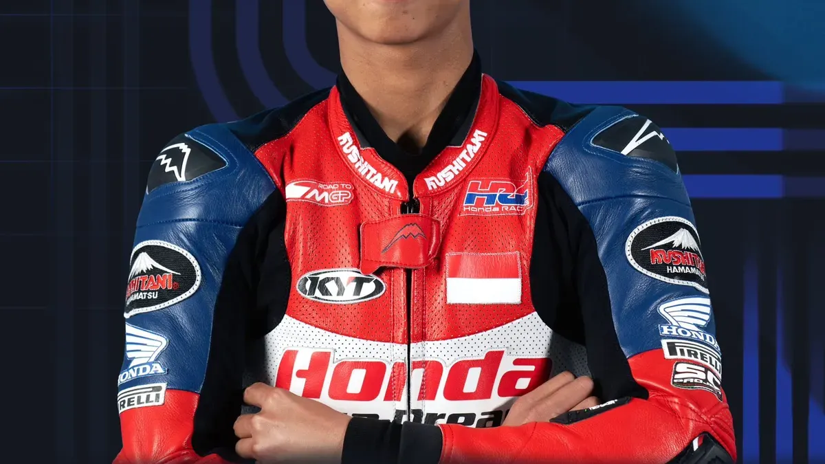 Muhammad Kiandra Ramadhipa atlet pembalap Indonesia berhasil menjadi juara ajang European Talent Cup di Barcelona, Spanyol pada Minggu, 2 November 2025. (Sumber: @JuniorGP | Foto: x@JuniorGP)