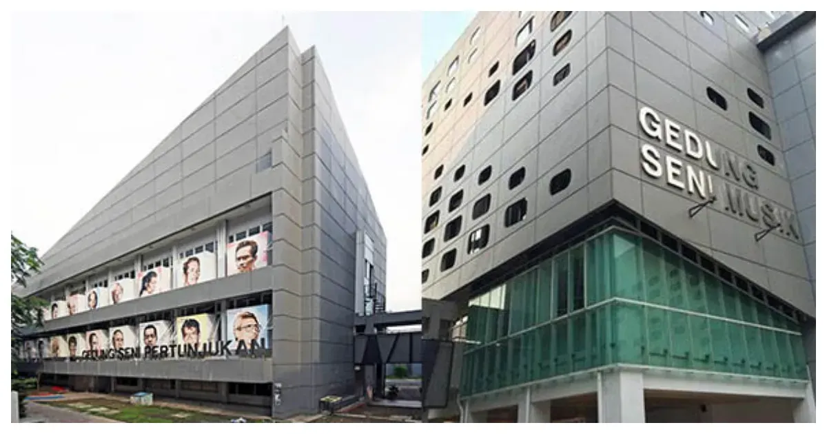 Gedung Seni Pertunjukan Institut Kesenian Jakarta (IKJ) (Sumber: senipertunjukanikj.ac.id)