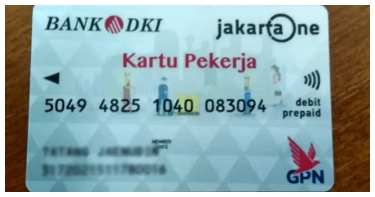 Kartu Pekerja Jakarta (KPJ) (Sumber: Dok beritajakarta.id)