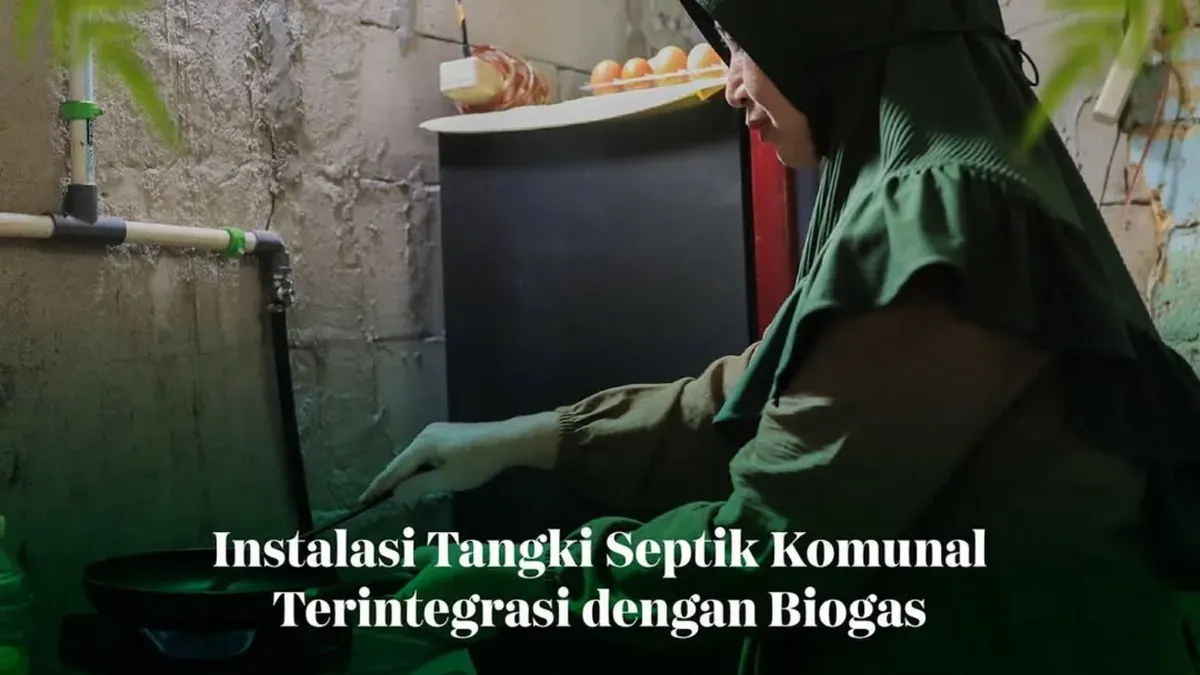 Warga Jakarta Timur Masak Menggunakan Biogas. (Sumber: Instagram.com/@dkijakarta)