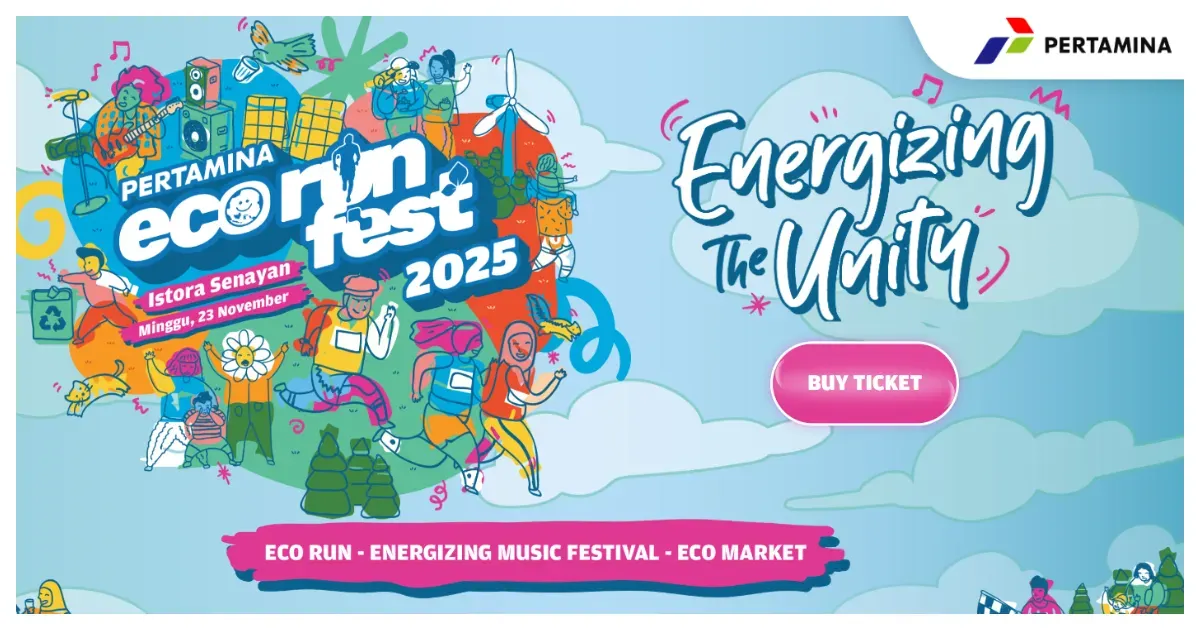Pertamina Eco RunFest 2025: Sejumlah Ruas Jalan Ditutup 23 November 2025 (Sumber: pertaminaecorunfest.com)