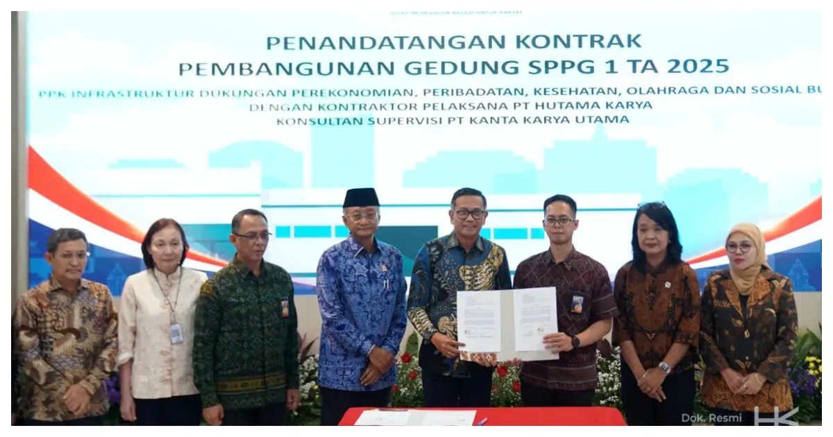 Hutama Karya Garap Fasilitas SPPG di Titik-Titik Strategis Nasional (Sumber: Dok Hutama Karya)