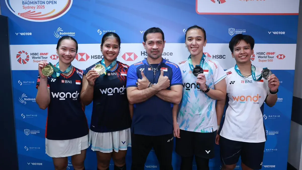 Prestasi Menggila! Atlet Muda Indonesia Kuasai Australia Open 2025