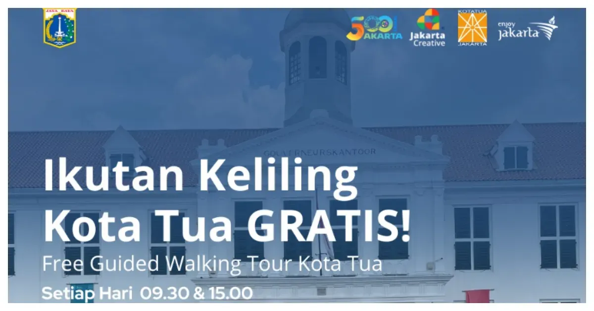 Keliling Kota Tua GRATIS Bareng Free Guided Walking Tour (Sumber: Instagran @kotatua.jkt)