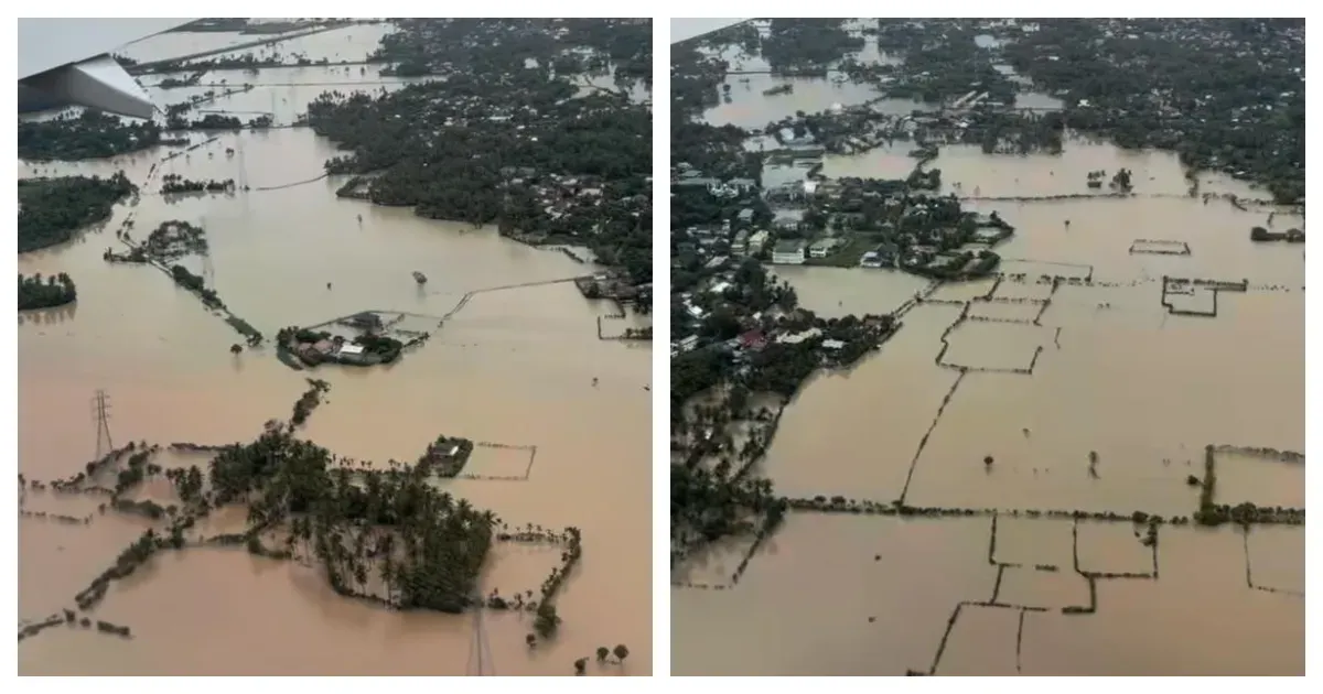 Banjir di Wilayah Aceh-Sumut-Sumbar (Sumber: Instagram @wirduna_tripa)