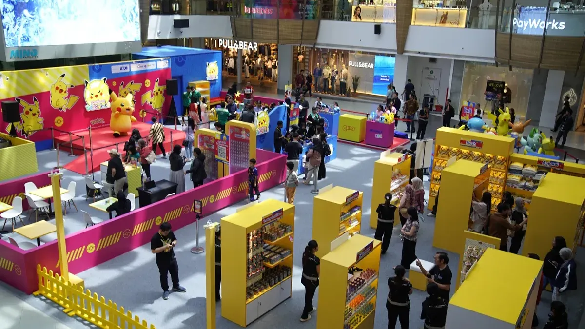 Pokémon PLAY LAB menghadirkan beragam aktivitas interaktif. Kehadirannya langsung menarik perhatian keluarga dan komunitas pecinta Pokémon di Bandung. (Sumber: 23 Paskal Shopping Center)