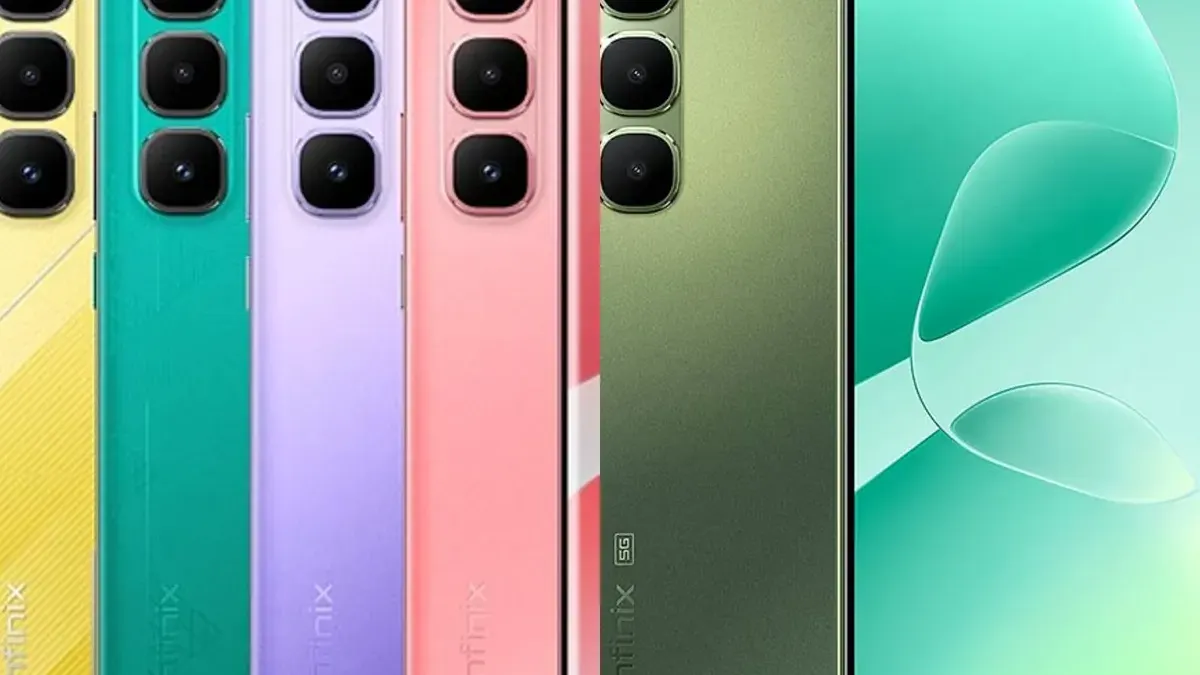 Infinix Hot 60 (Sumber: kolase gsmarena | Foto: kolase gsmarena)