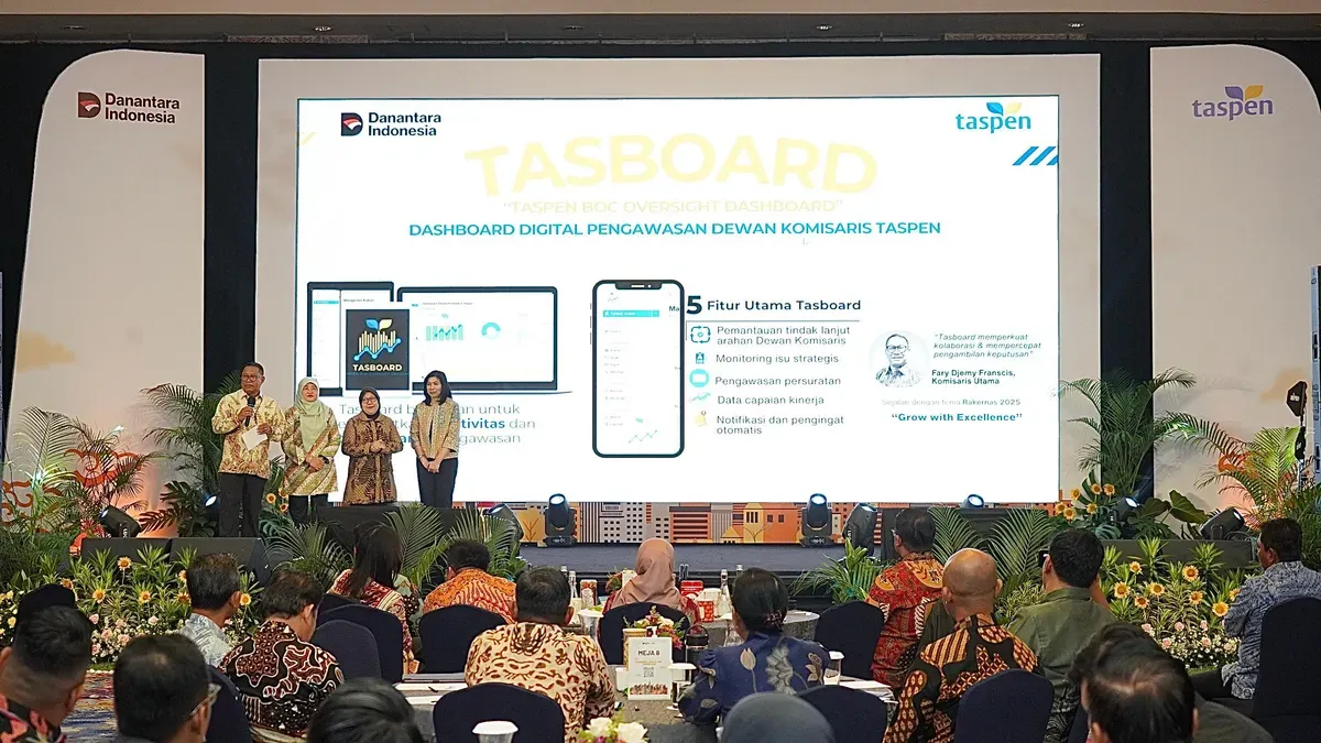 Dewan Komisaris TASPEN resmi meluncurkan TASBOARD (TASPEN BoC Oversight Dashboard) versi 1.0
