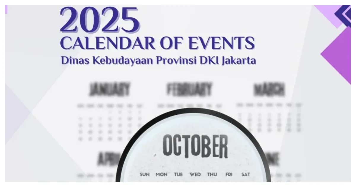 Oktober Penuh Warna Budaya di Jakarta (Sumber: Instagram @disbuddki)