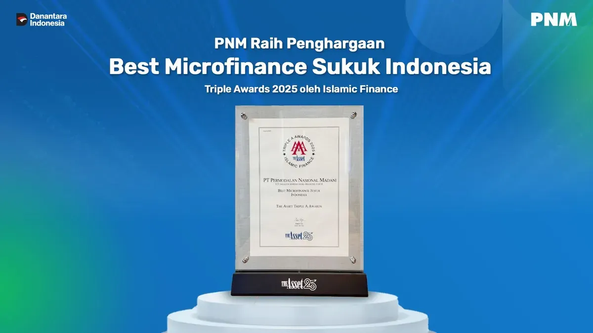 PNM raih penghargaan Best Microfinance Sukuk 2025 dari The Asset atas inovasi keuangan syariah dan komitmen pemberdayaan perempuan.