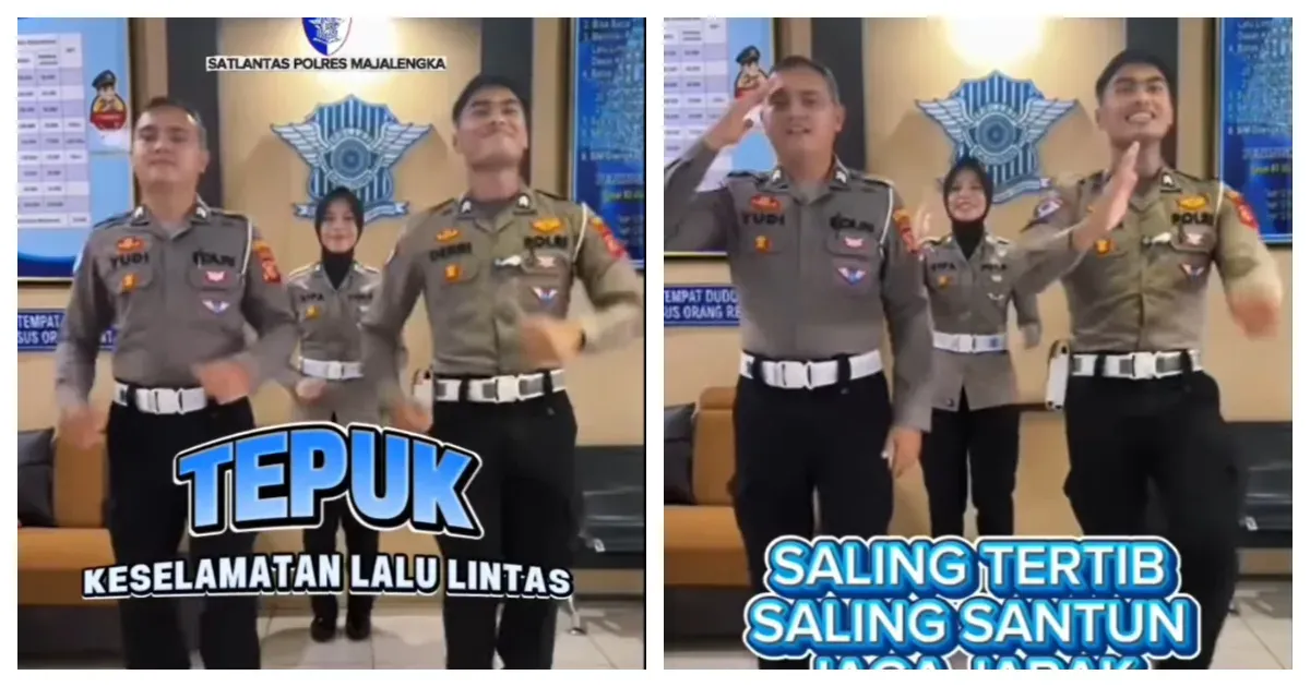 Tepuk Keselamatan Lalu Lintas (Sumber: Instagram @lambe_turah)