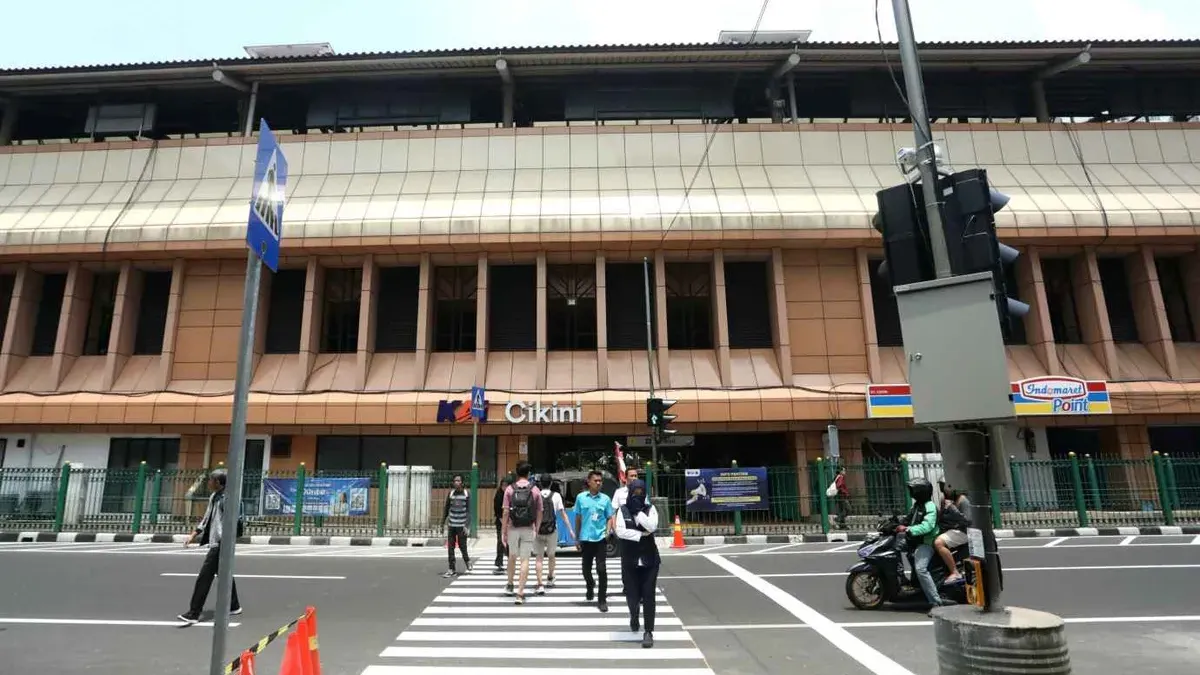 Pelican Crossing Stasiun Cikini (Sumber: smartcity.jakarta.go.id)