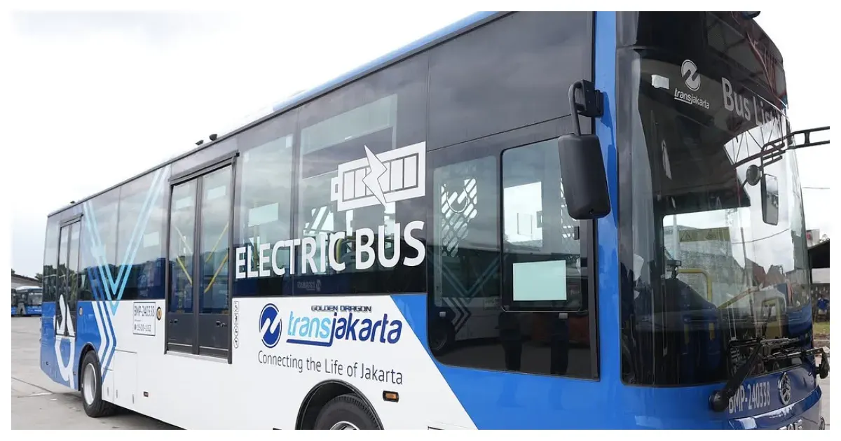 Bus Listrik Transjakarta (Sumber: smartcity.jakarta.go.id)