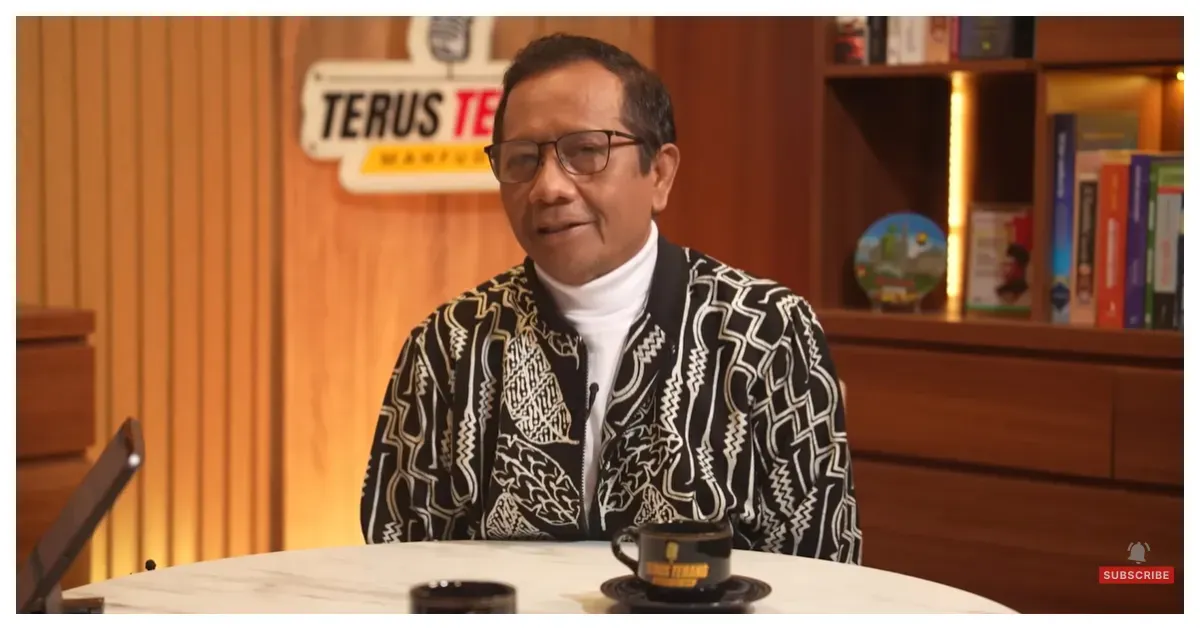 Mantan Menko Polhukam Mahfud MD (Sumber: YouTube Mahfud MD Official)