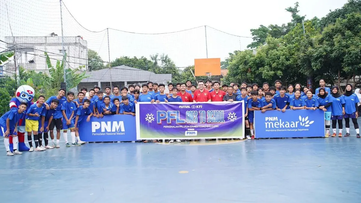 Coaching Clinic Futsal PNM Buka Peluang Karier bagi Pelajar SMK
