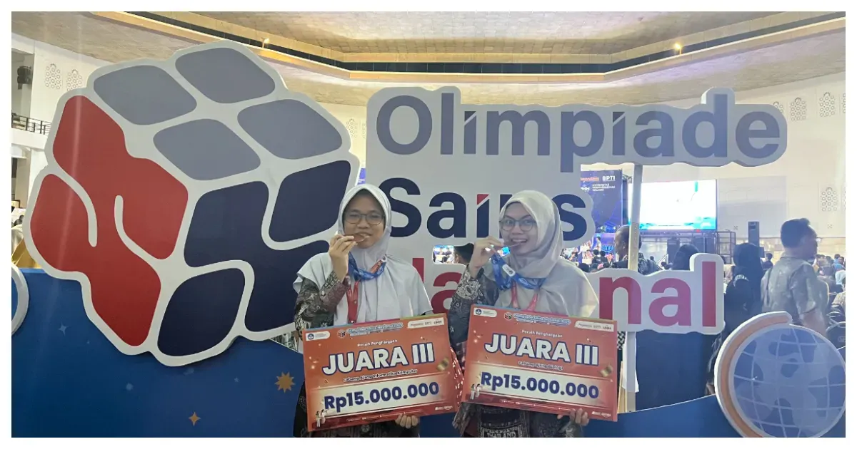 2 Siswa Pribadi Bilingual School Bandung Berhasil Raih Prestasi di Ajang Olimpiade Sains Nasional 2025 (Sumber: Dok Istimewa)