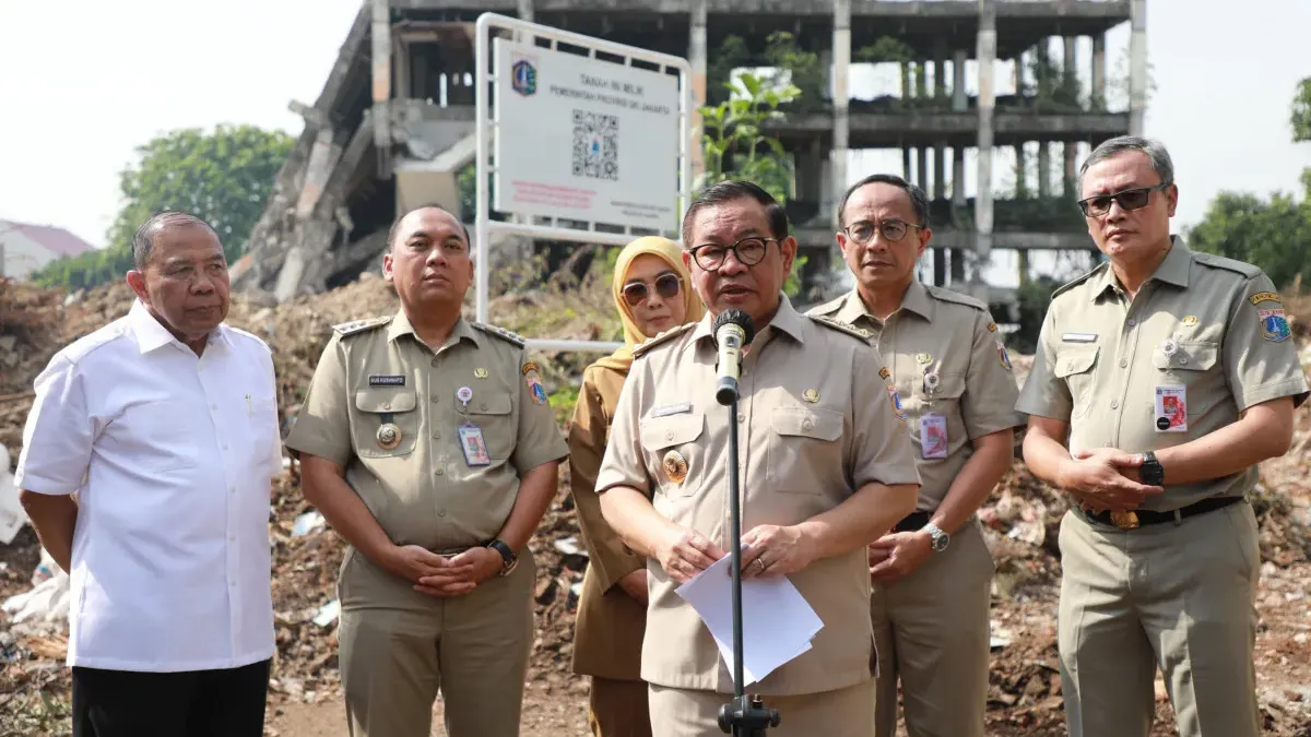 Lahan RS Sumber Waras yang terbengkalai akan diubah menjadi rumah sakit tipe A. (Sumber: beritajakarta.id | Foto: beritajakarta.id)
