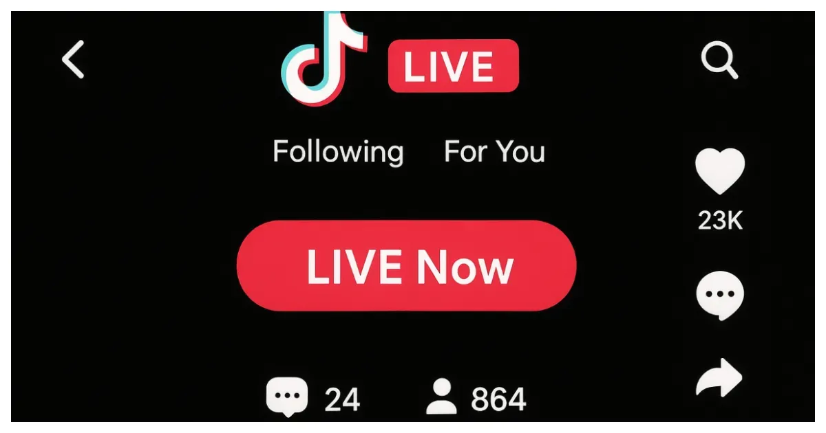 Ilustrasi, Fitur TikTok Live (Sumber: Generative AI)
