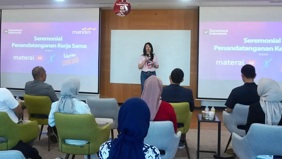 Sinergi dengan PT. Satulink Lintas Indonesia (Materai.ID), Bank Mandiri menghadirkan layanan pembelian Meterai Elektronik.