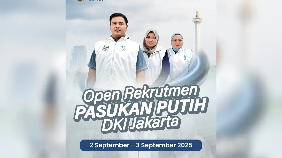 Rekrutmen Pasukan Putih Dinas Kesehatan DKI Jakarta Diperpanjang ini Alur Pendaftaran Terbaru. (Sumber: beritajakarta.id)
