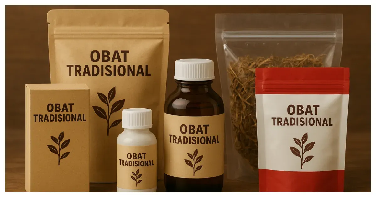 Ilustrasi. Obat Tradisional (Sumber: Generative AI)